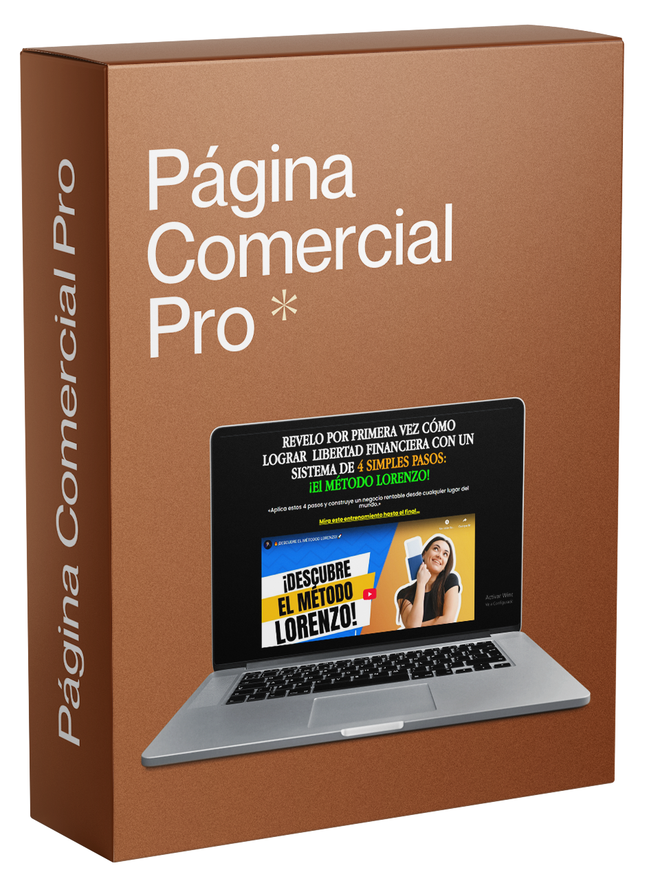 Página Comercial Pro