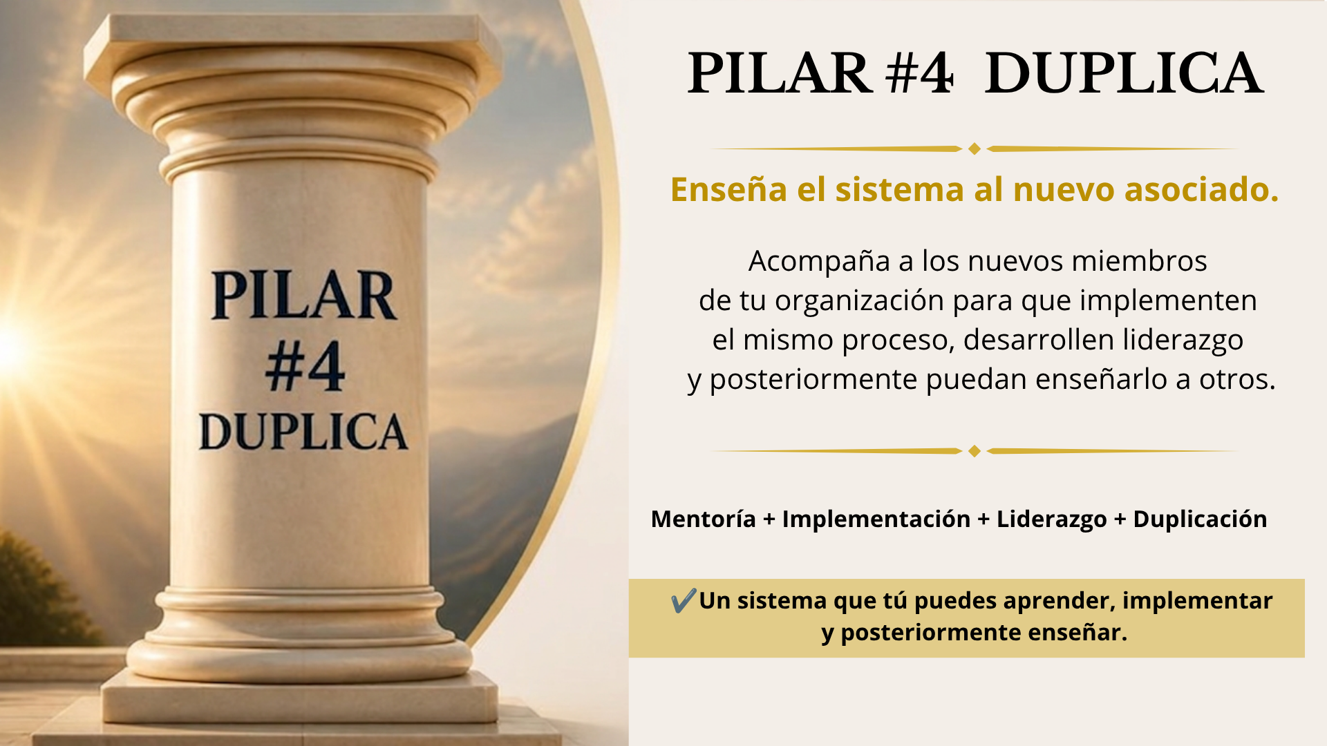 PILAR #4 DEL MÉTODO LORENZO
